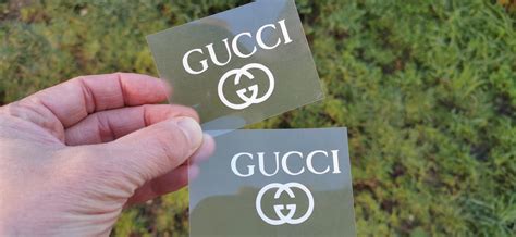 Gucci logo iron on